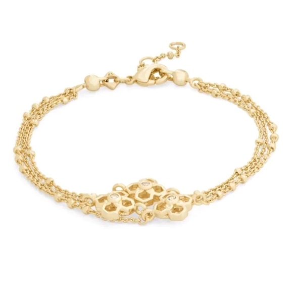 KENDRA SCOTT • Gold Rue Multi Strand Bracelet - Picture 2 of 4